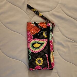 Vera Bradley Colorful Floral Wristlet